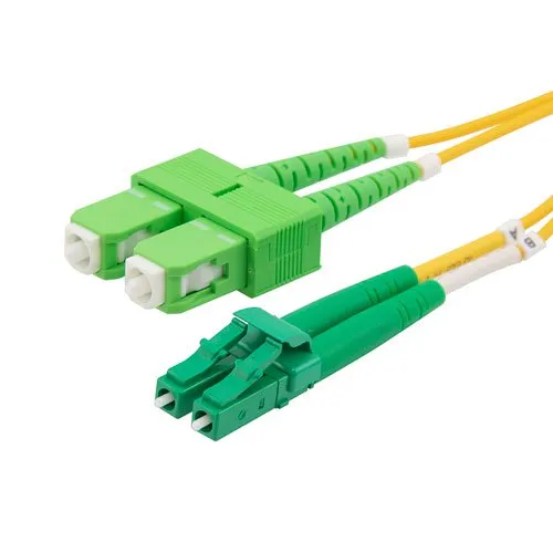 Cable de Red Cablix Óptico Fibra 09/125 LC/APC-SC/APC Duplex Patch Cord 2.5m