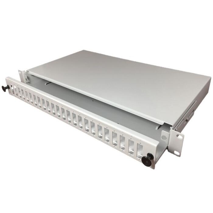 Patch Panel Cablix OPP-0624SIB Fibra Óptica 24 Puertos SC/LC Rack