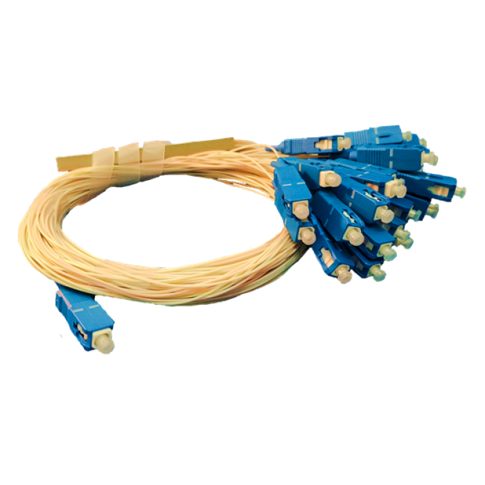 Splitter Divisor Óptico FTB 1*2 -No Balanceado - 95/5- Conector SC Monomodo/APC - 01metro