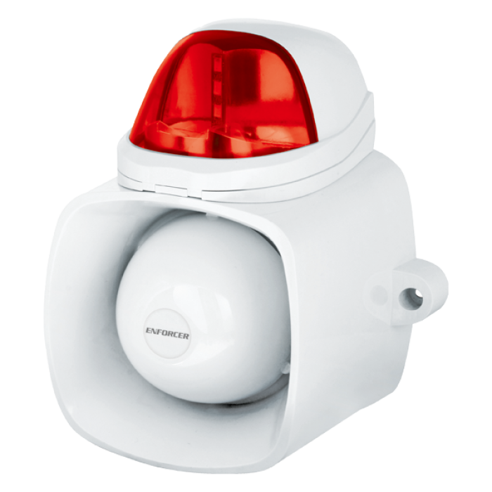 Sirena con Estrobo Seco-Larm SH-816S-SQ-R 120dB Exterior IP65