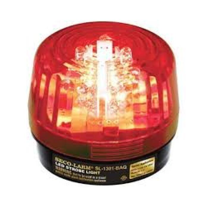 Estrobo Seco-Larm SL-1301-BAQ-R Rojo