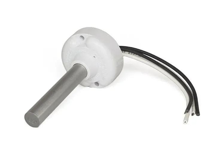 Detector de calor de barra, vertical, contacto N/O 302-EPM-135°. A prueba de explosión. Con boquilla hexagonal de sujeción. Rosca para conducto de 1/2 pulgada, para fijarse a la tapa roscada del accesorio de la serie JL fabricado por Killark Electric Co. o equivalente. Debe apretarse únicamente a mano. Para uso en interiores. Simplex