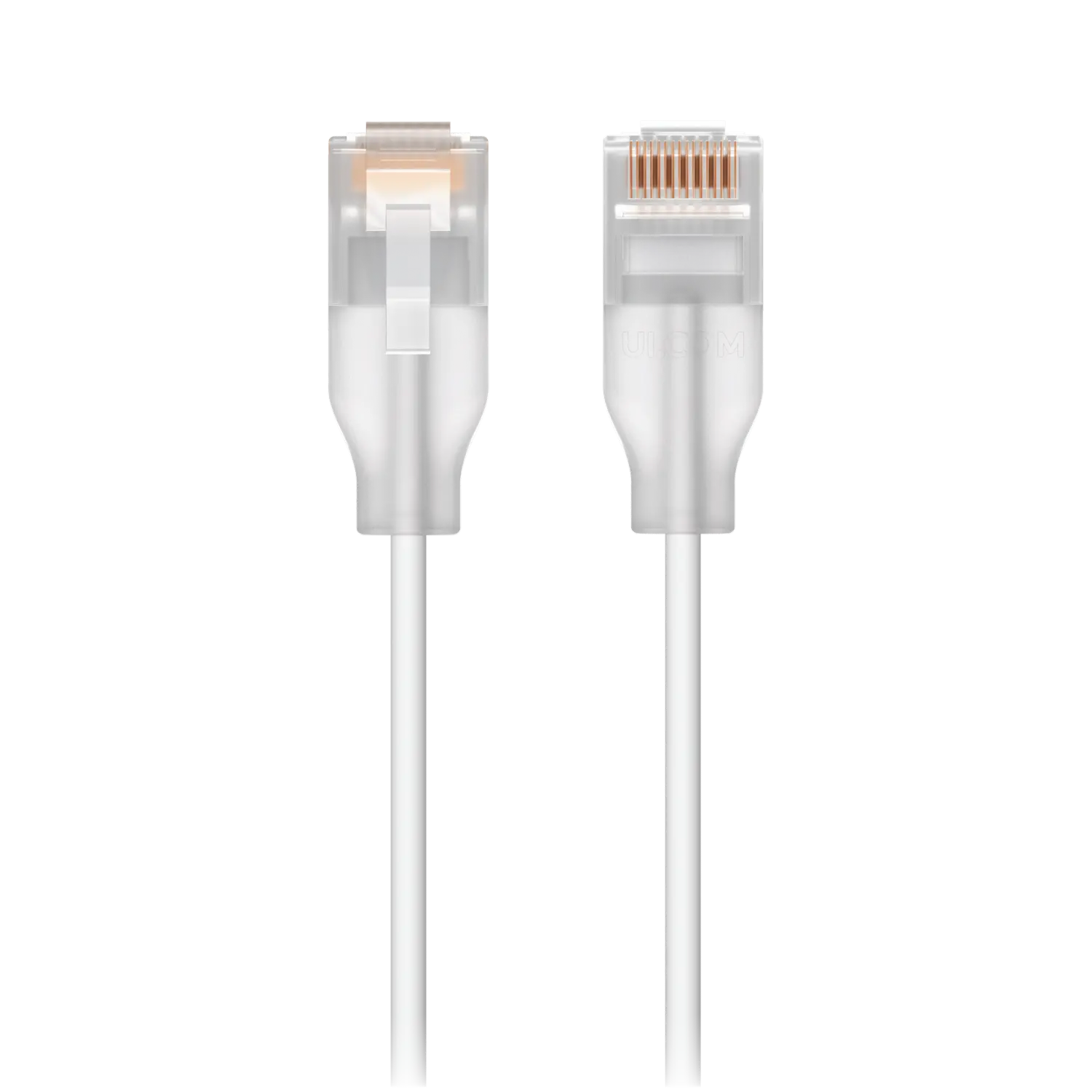 Patch cord UniFi Etherlighting Cat6 de 0.15 m, conectores translúcidos