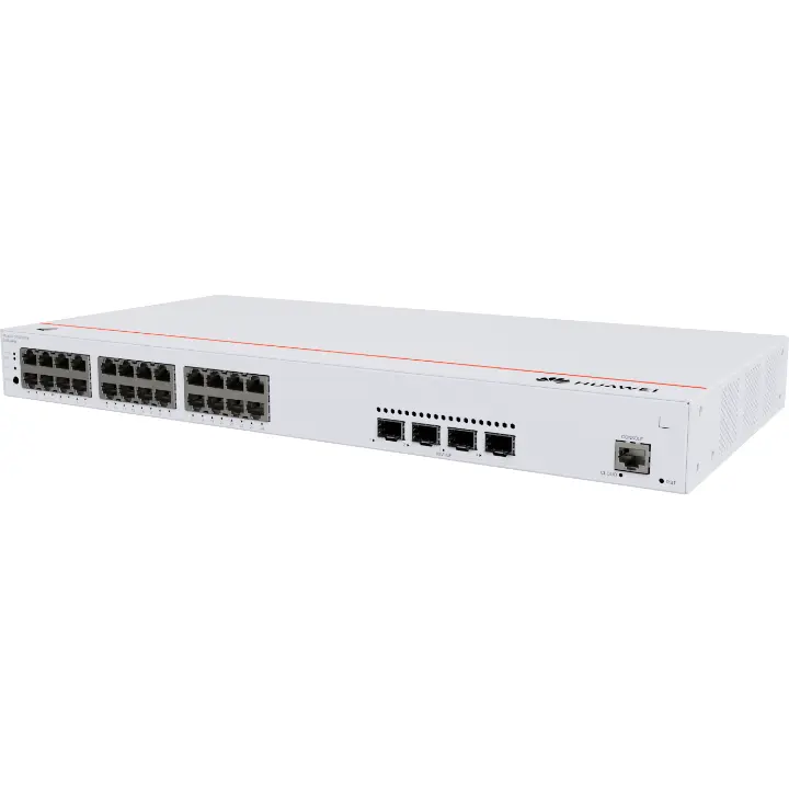Switch Huawei de 24 puertos Gigabit PoE+ con 4 SFP+ 10GE, 400 W