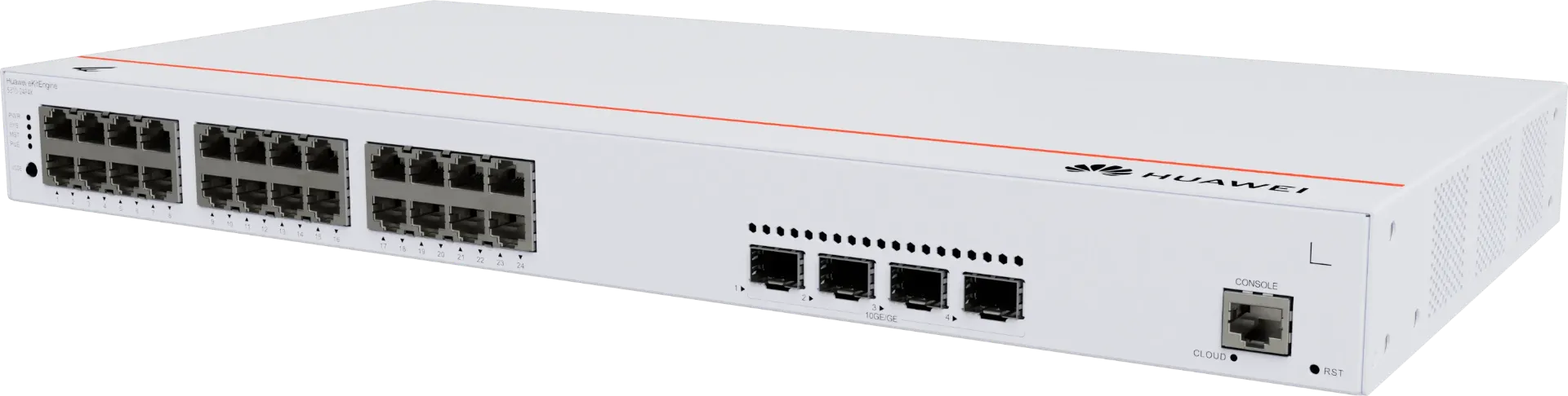 Switch Huawei de 24 puertos Gigabit PoE+ con 4 SFP+ 10GE