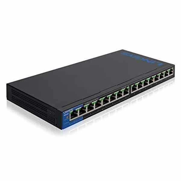 Switch Linksys LGS116P 16 Puertos Gigabit POE
