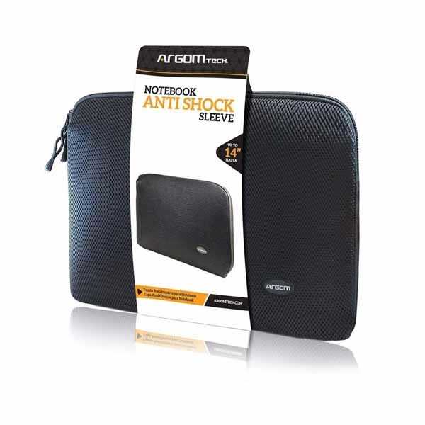 Maletín Argom ARG-SL-0014B 14″ Antigolpes Negro