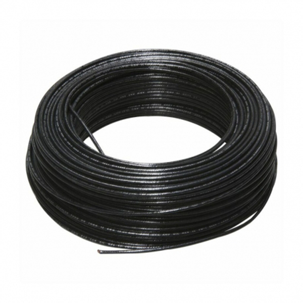 CABLE AISLADO ALTA TENSIÓN PARA CERCA JFL  UN SOLO NÚCLEO DOBLE CAPA 1,6 MM, 50 METROS TEK-HV-CABLE