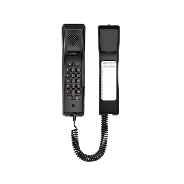 TELEFONO FANVIL IP 2 LINEAS SIP 19 TECLAS 10/100MBPS  H2U BLACK