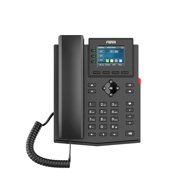 TELEFONO FANVIL IP EMPRESARIAL POE 4 LINEAS SIP 10/100MBPS  X303P