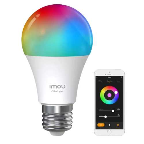 BOMBILLA DE LUZ IMOU MULTICOLOR WIFI 806 LUMENES  IOT-B5