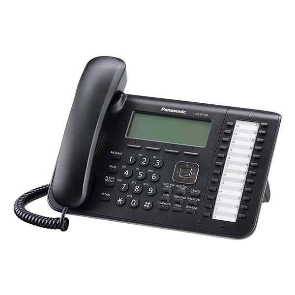 TELEFONO PANASONIC PANTALLA LCD, 8 TECLAS DE FUNCIONES ALTAVOZ, FULL DUPLEX. NEGRO (USADO)