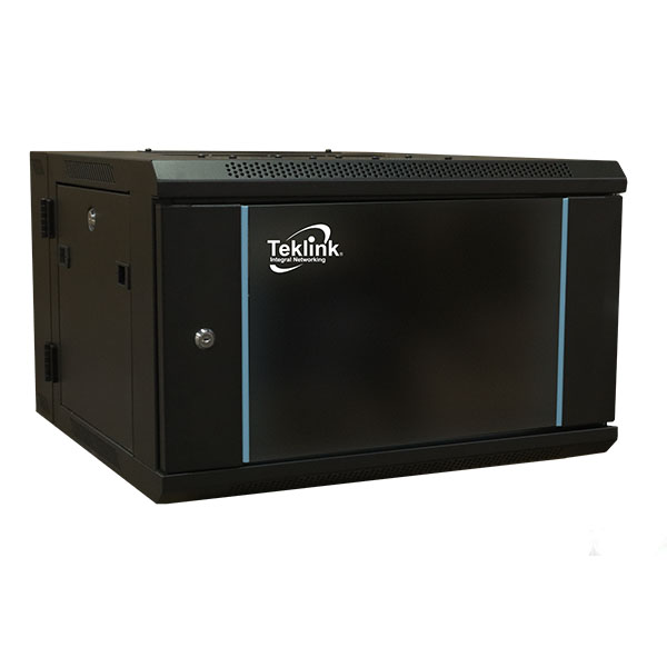GABINETE CERRADO DE PARED COMPACTO DESARMADO  600MMX450MMX365MM 50KG 6U TEKLINK