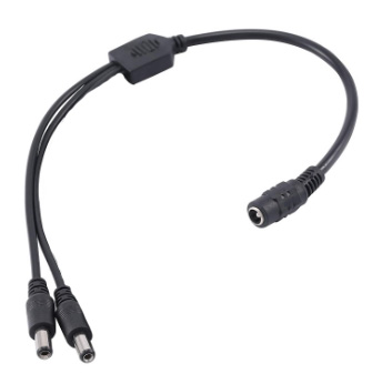 POWER SPLITTER CABLE 1 TO 2 – 1 JACK HEMBRA A 2 JACKS MACHO – CCTV TEKLINK