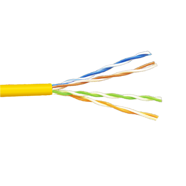 CABLE UTP TEKLINK CAT6 – INTERIOR 23 AWG – 305M 100% COBRE – UL & ETL – AMARILLO