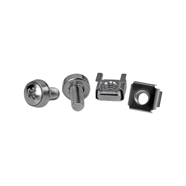 TORNILLOS Y TUERCAS M6 PARA MONTAJE EQUIPOS EN RACKS/GABINETES (BOLSITA 20 PIEZAS) TEKLINK