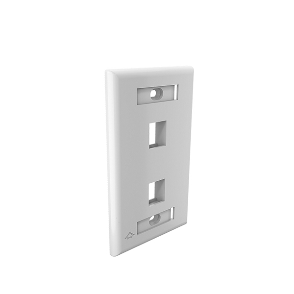 PLACA PLANA 2 PUERTOS BLANCO – 2P FURUKAWA 35050017