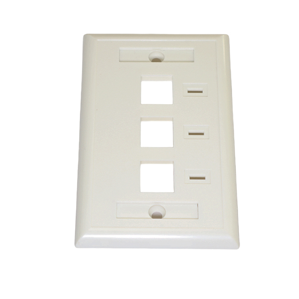 PLACA CON ID 3P BLANCA TEKLINK FPIMTL-003-WH