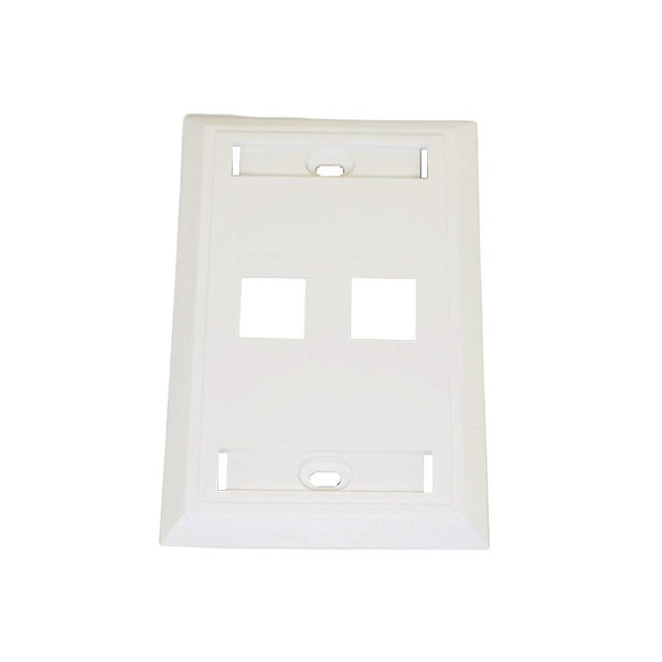 PLACA CON ID 2P BLANCA TEKLINK   FPIMTL-002-WH