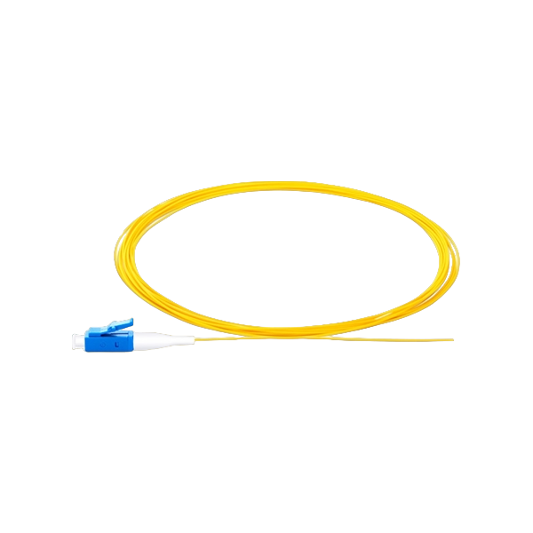 PIGTAIL FIBRA  LC/UPC SM 1M G652D 0.9MM TEKLINK, AMARILLO