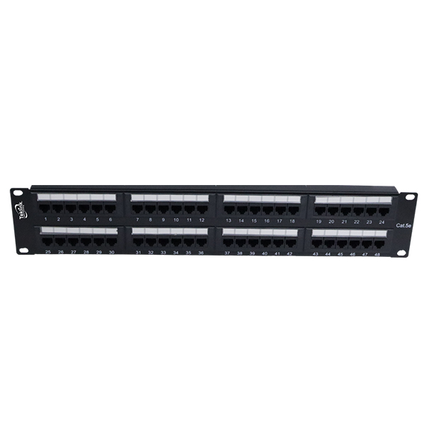 Patch panel Cat 5e 48 puertos rack TEKLINK