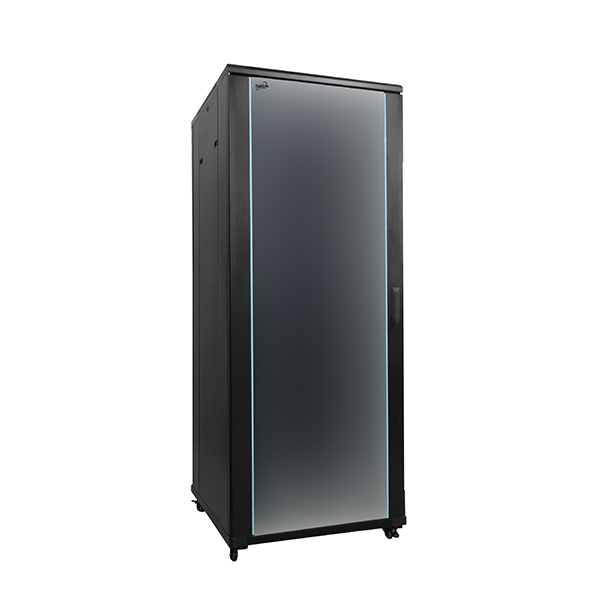 GABINETE CERRADO DE PISO REDES/CÓMPUTO W800XD1000XH2055 MM 42U PUERTA DE VIDRIO TEKLINK (4 PCS)