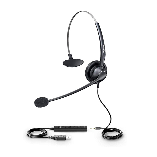 Audífonos Yealink YHS33-USB Diadema USB/3.5mm