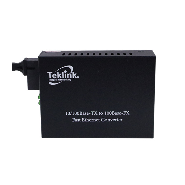 CONVERTIDOR MEDIOS FIBRA   B  BIDI 10/100M SM WDM 25KM SC PORT 1550/1310NM TEKLINK  TDLSG-25B