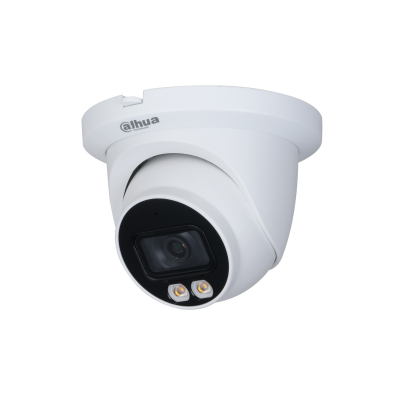 CAMARA IP DAHUA DOMO 4MP FULL COLOR  2.8MM IP67 WIZSENSE SD  MIC  IPC-HDW3449TMN-AS-LED