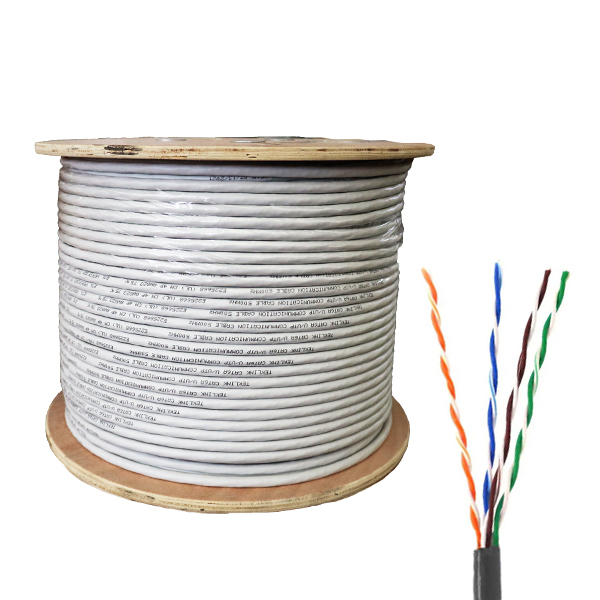 CABLE UTP CAT6A UL VERIFICADO 4P GRIS (CM) 23 AWG (305MTS) TEKLINK