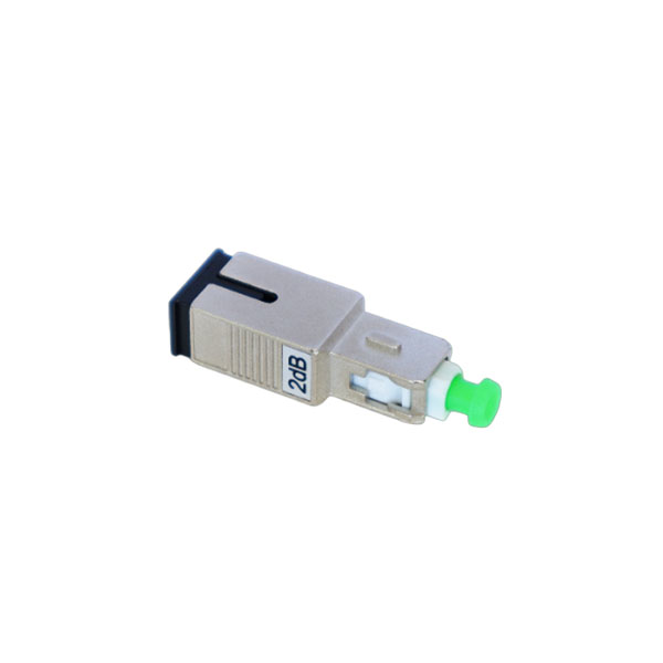 ATENUADOR DE FIBRA ÓPTICA SC/APC MONOMODO, MACHO-HEMBRA, 2DB TEKLINK
