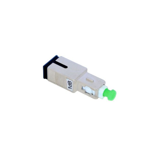 ATENUADOR DE FIBRA ÓPTICA SC/APC MONOMODO, MACHO-HEMBRA, 1DB TEKLINK