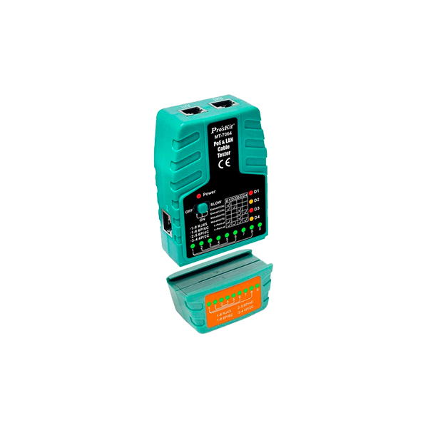 PROBADOR PROSKIT DE RED RJ45 POE TESTER MT-7064
