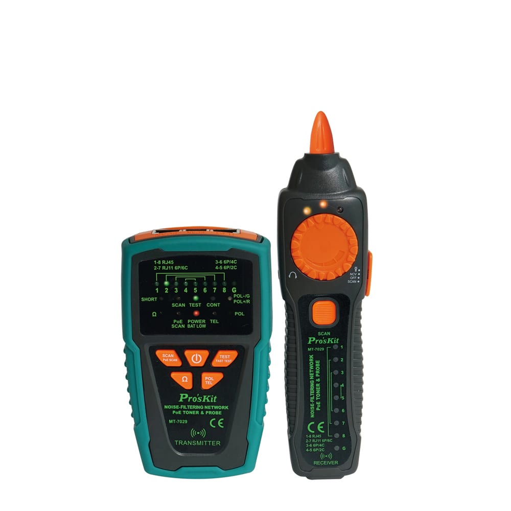 GENERADOR PROSKIT DE TONOS Y PROBADOR DE RED MT-7029N
