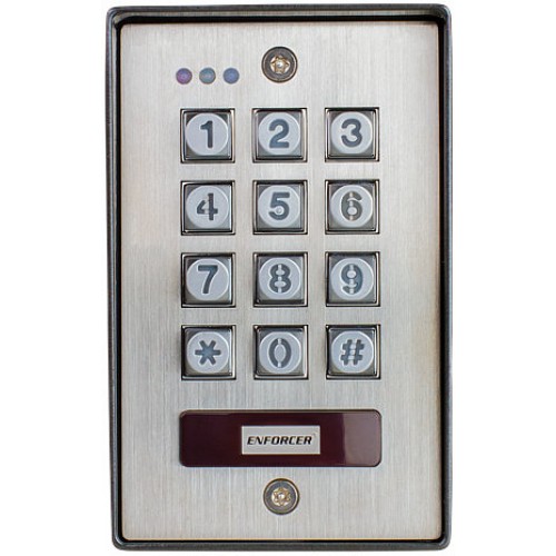 TECLADO SECO-LARM ANTIVANDALICO IP66 1000 USER 2 SALIDAS LECTOR PROXIMIDAD SK-1123-SPQ
