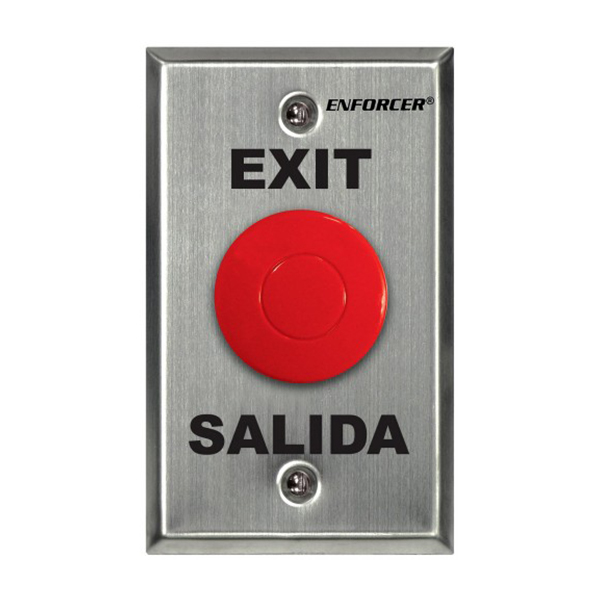 BOTON DE SALIDA SECO-LARM ROJO HONGO SPDT SD-7201RCPE1Q