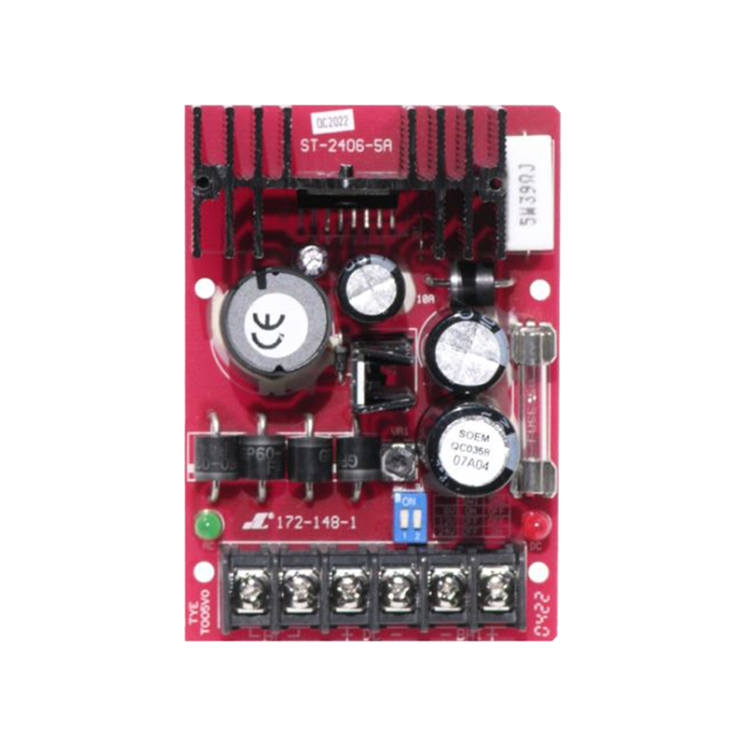 FUENTE DE PODER SECO-LARM  CARGADOR 6-12-24 VDC  5 AMP MAXIMO  ST-2406-5AQ