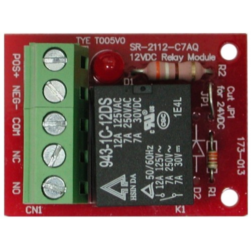 MODULO RELE SECO-LARM 12VDC, 120VAC 7A NO C NC  SR-2112-C7AQ