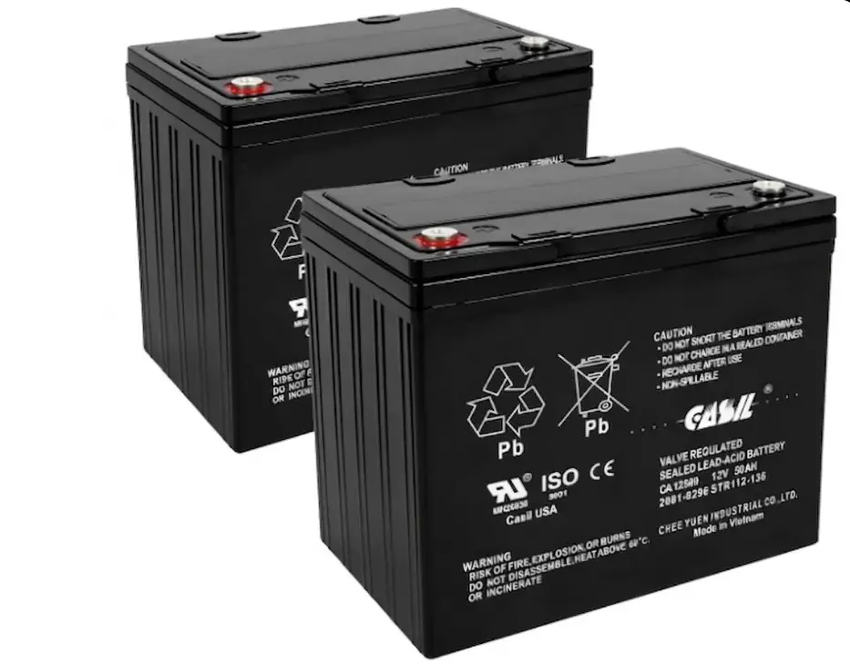 Batería de 12Voltios, 50AH, UL. Simplex