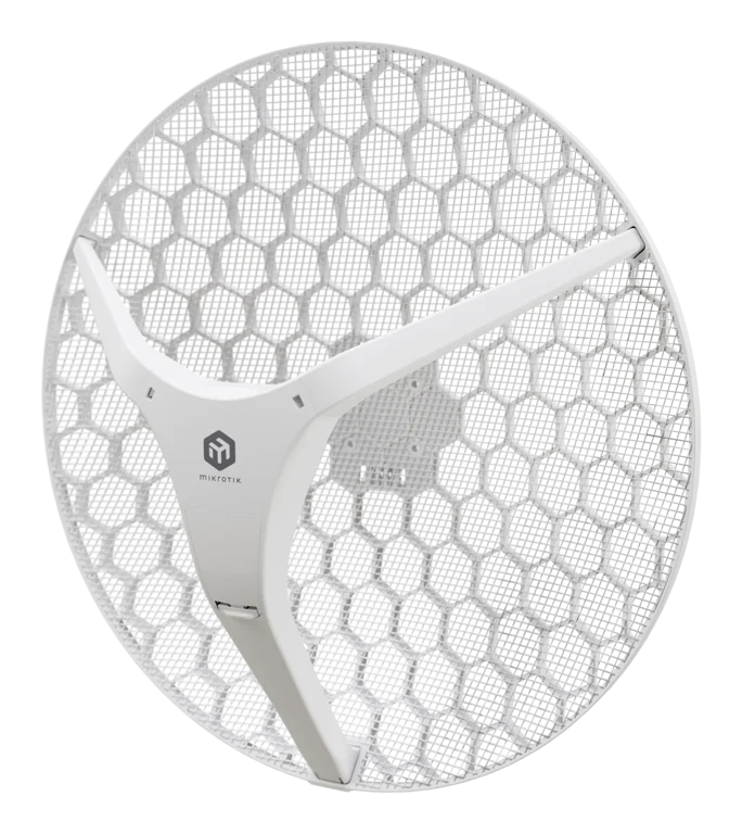 Access Point CPE Mikrotik Exterior LHG XL 5 ax de largo alcance Wi-Fi 6 24.5 dBi – Punto a Punto