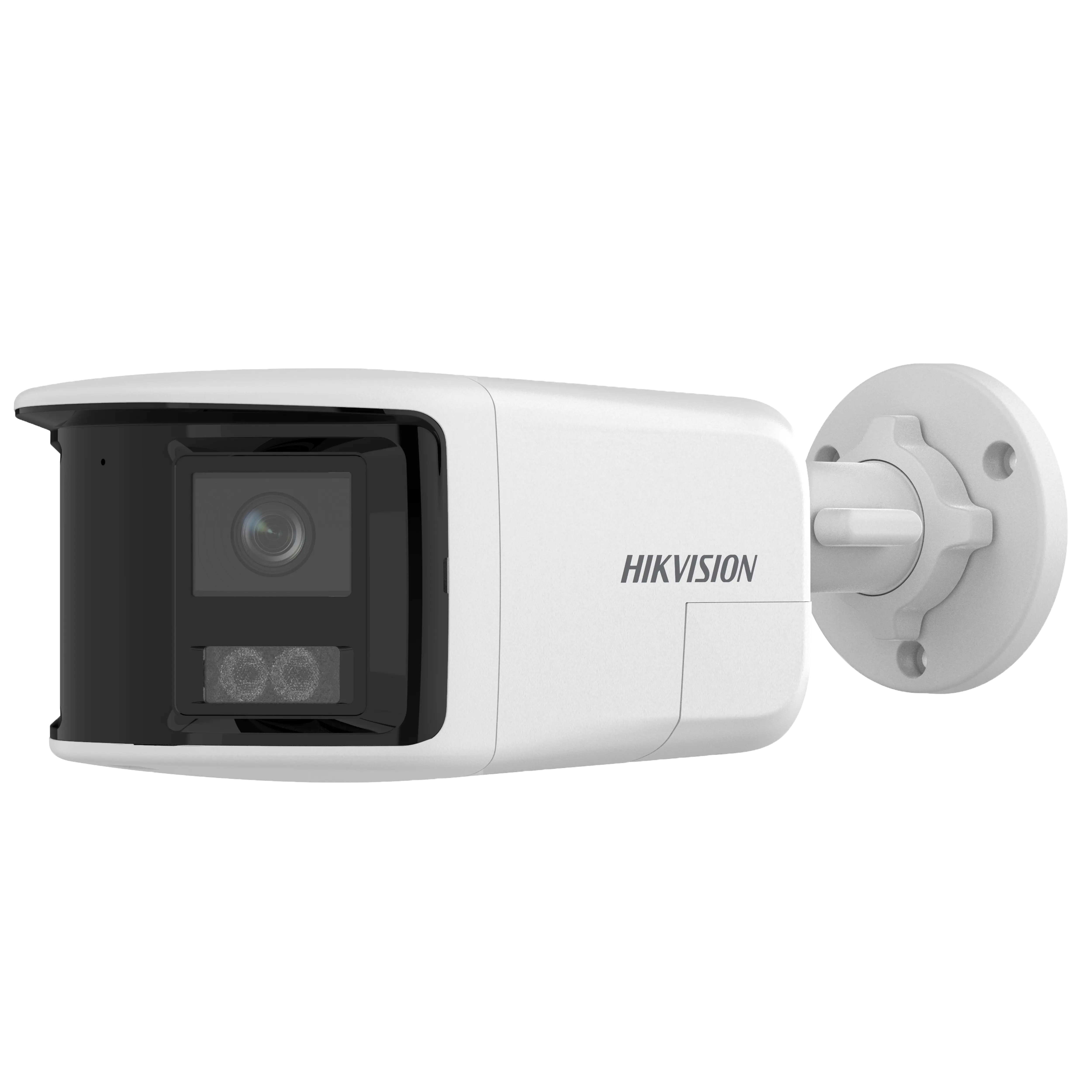 Cámara Bala IP Dual 6 MP Gran Angular 180° con Luz y Alarma Inteligente – IP67