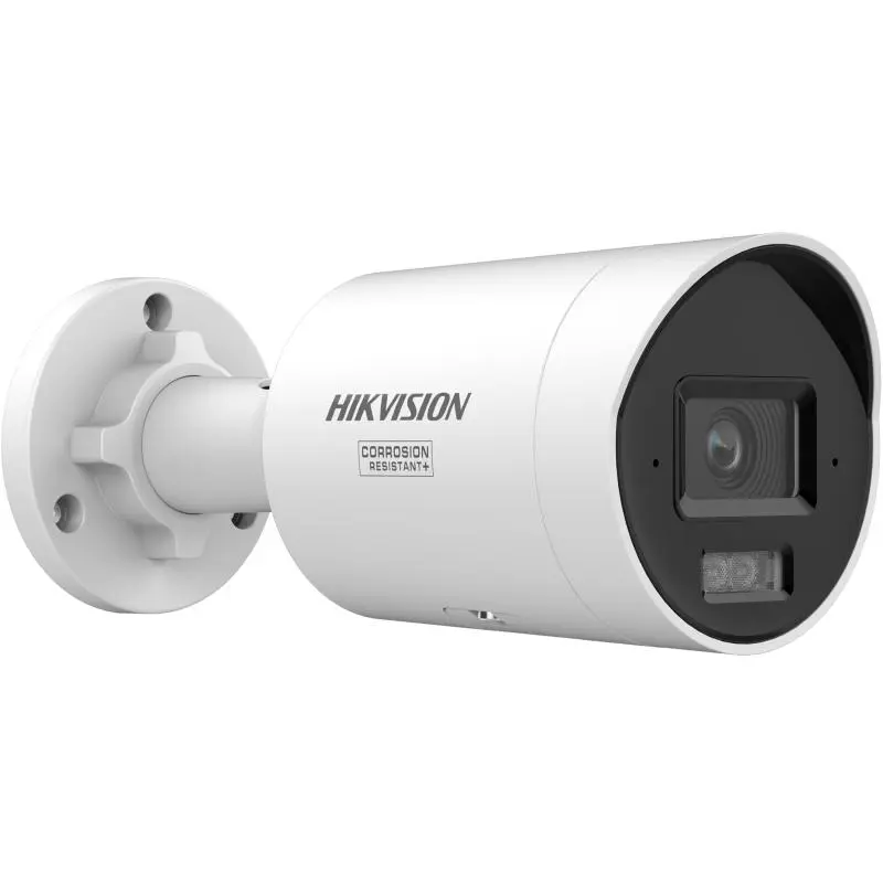 Cámara IP, bullet 4MP, ColorVu 3.0, HikAI-ISP, Micrófono dual, IP67, H.265+, Captura facial