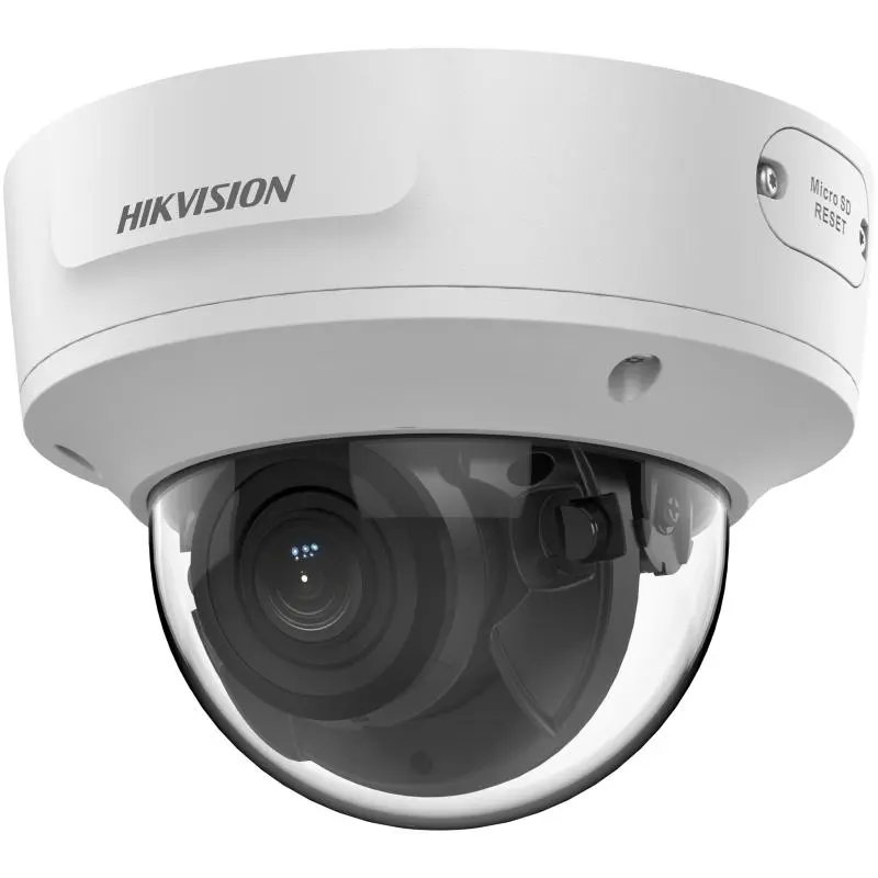 Cámara IP Domo 8 MP AcuSense, Lente Motorizado 2.8-12 mm, IR 40 m, IP67/IK10