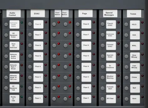 Módulo de LED/Switch para los paneles de control de incendio 4100ES/4100U. Simplex