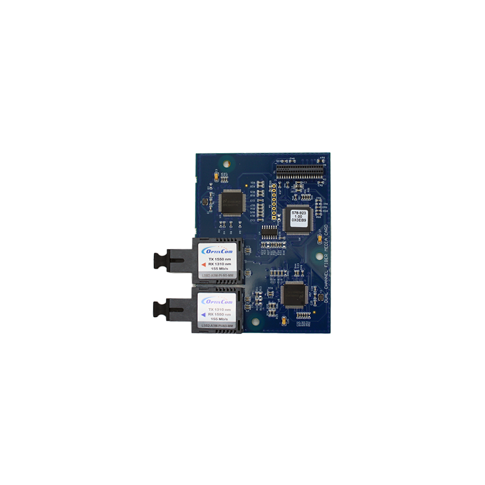 Tarjeta de red de Fibra Óptica multimodo para panel 4100ES. Simplex