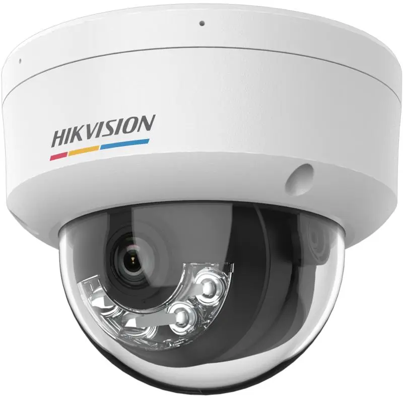 Cámara IP domo 4MP ColorVu 3.0 AcuSense Lite con IR y luz blanca