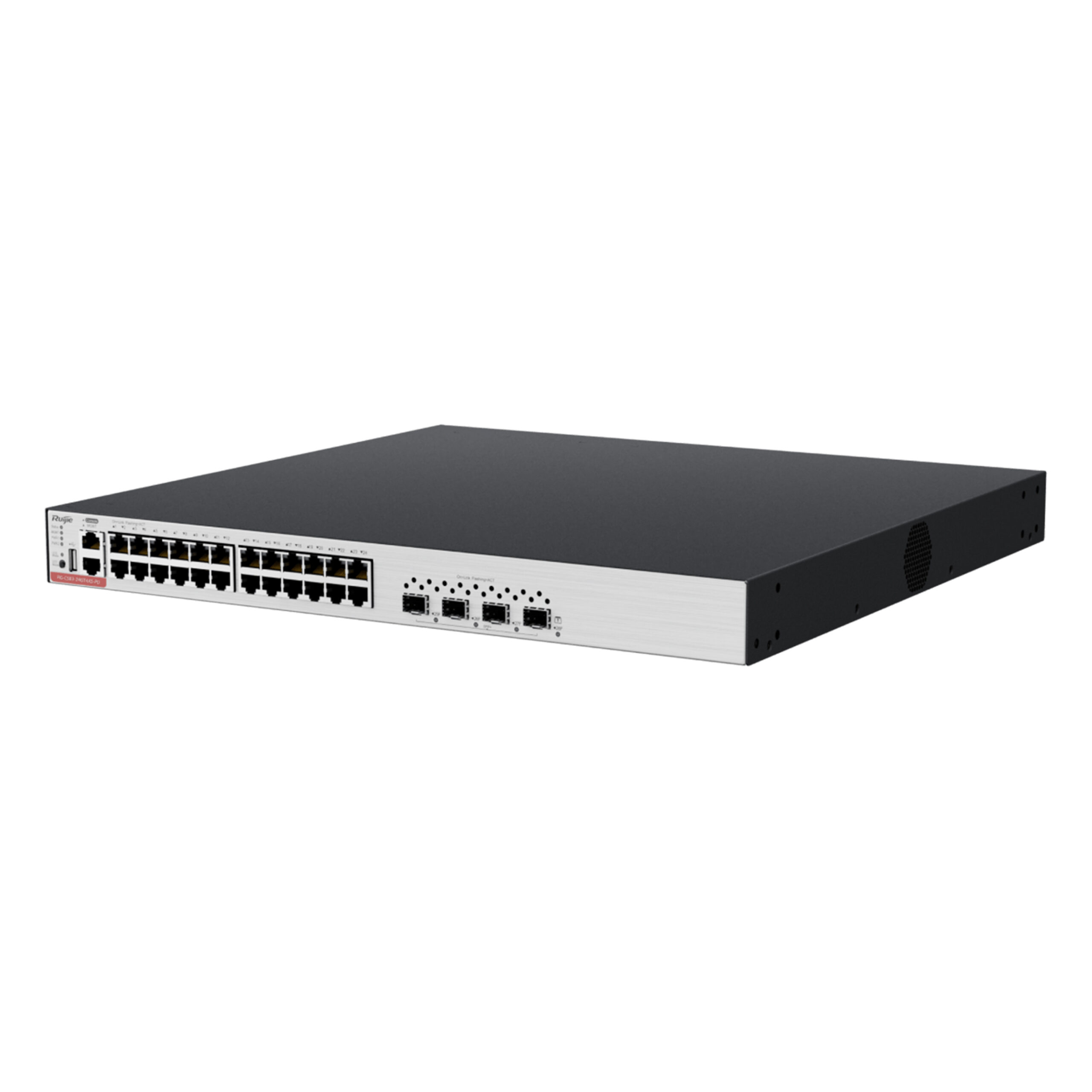 SWITCH CAPA 3 RUIJIE 24 RJ45 GIGA POE 4 SFP+ * FUENTE REDUNDANTE NO INCLUIDAS * RG-CS83-24GT4XS-PD