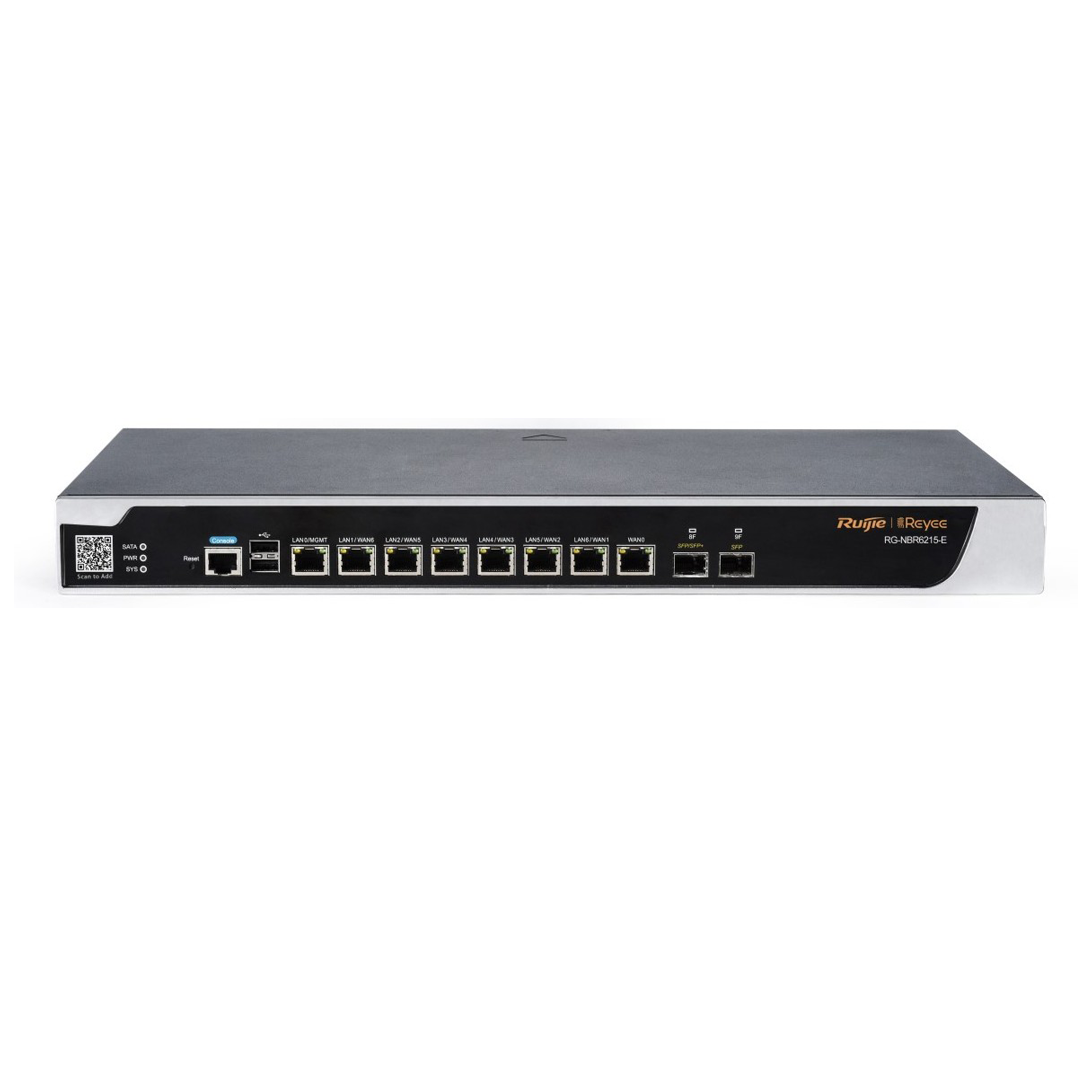 ROUTER CLOUD RUIJIE REYEE 6 RJ45 GIGA 2 SFP ALTO RENDIMIENTO 2.5GBPS 1500 CLIENTES RG-NBR6215-E