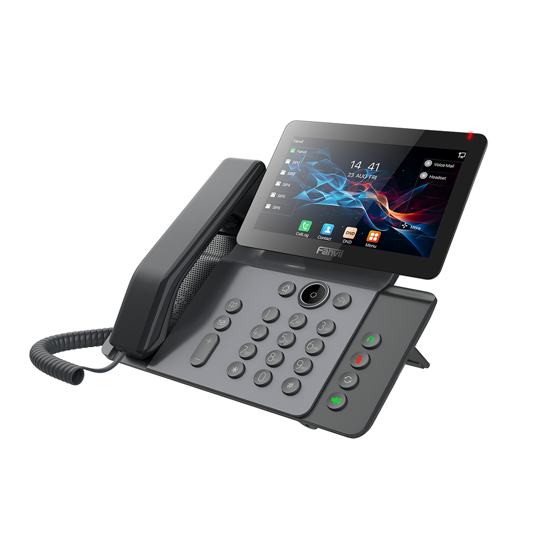 TELEFONO FANVIL IP BLUETOOTH HANDSET 7″ CON AURICULAR CABLEADO  V66