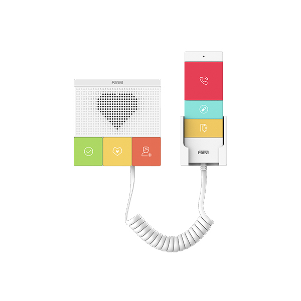 INTERCOMUNICADOR FANVIL IP PARA ATENCION MEDICA WIFI 5G IP54 POE 10/100MBPS 2 CUENTAS SIP  Y501W-Y